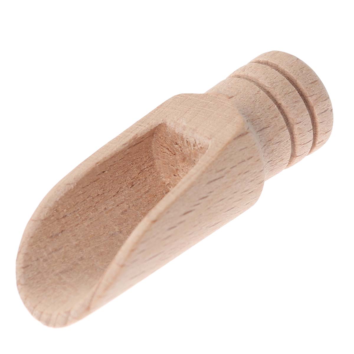 Round Handle Mini Wooden Scoops (6Pcs) Round Handle Mini Wooden Scoops (6Pcs)