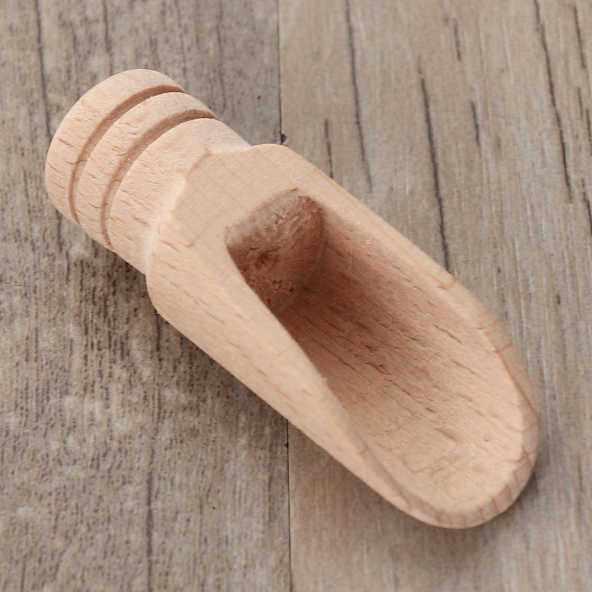 Round Handle Mini Wooden Scoops (6Pcs) Round Handle Mini Wooden Scoops (6Pcs)