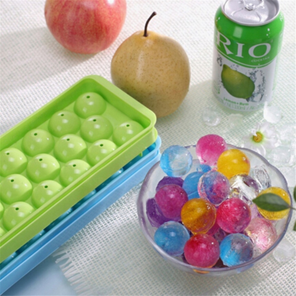 Round Ice Cube Maker 14 Grid Tray Round Ice Cube Maker 14 Grid Tray