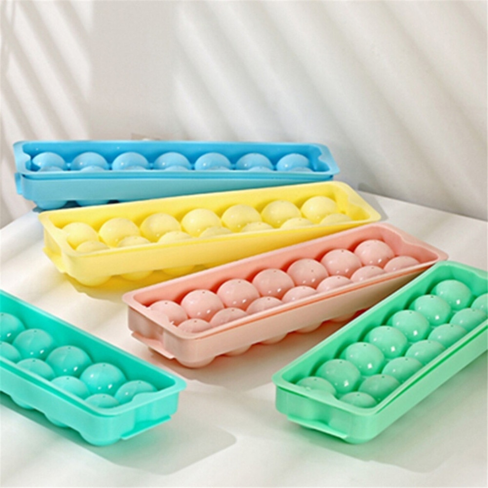 Round Ice Cube Maker 14 Grid Tray Round Ice Cube Maker 14 Grid Tray