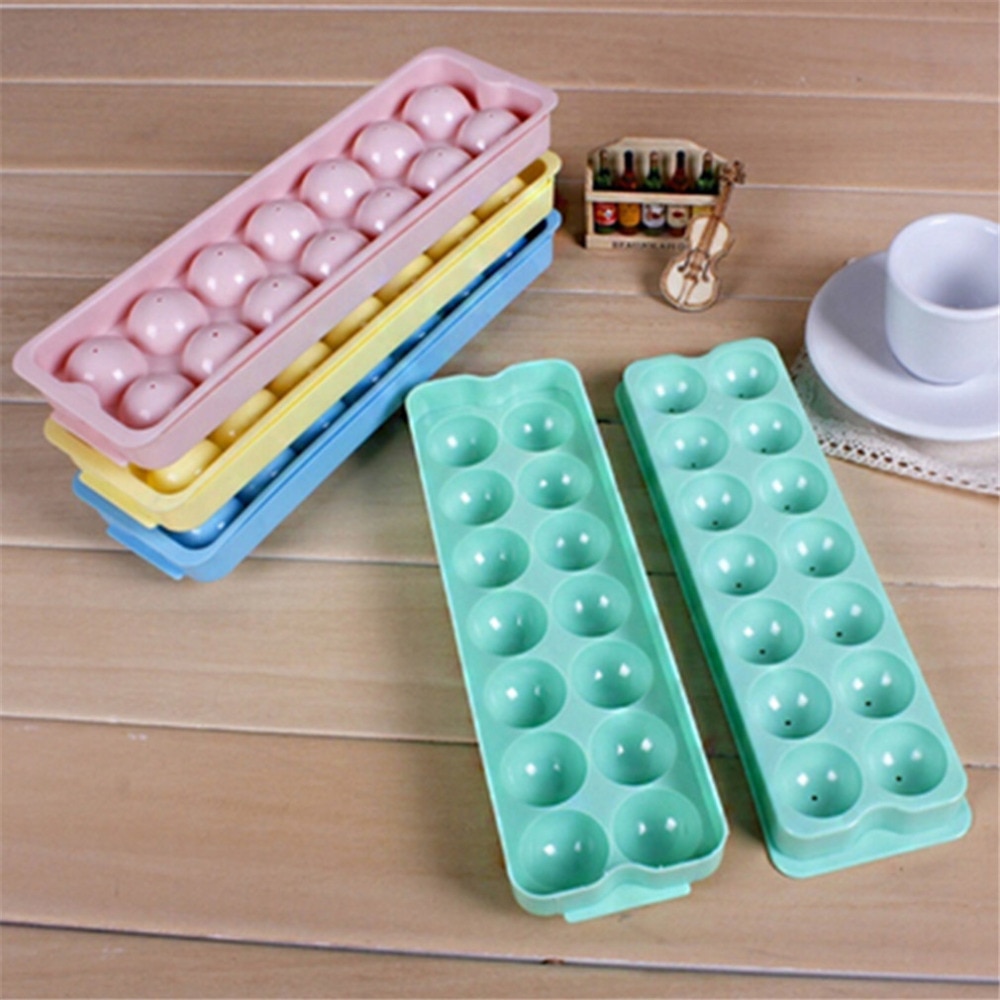 Round Ice Cube Maker 14 Grid Tray Round Ice Cube Maker 14 Grid Tray
