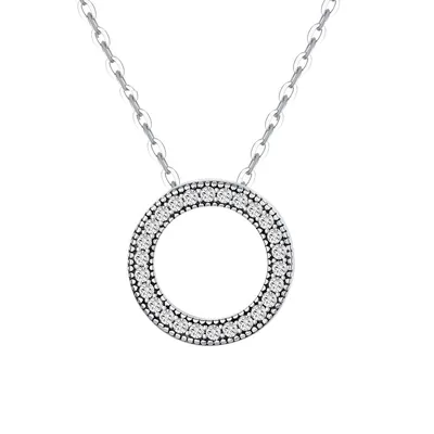 Round Pendant Necklace Ladies Jewelry Round Pendant Necklace Ladies Jewelry