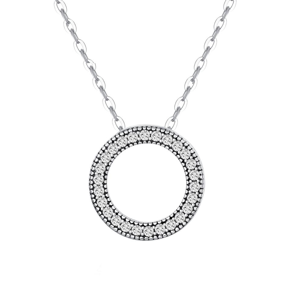 Round Pendant Necklace Ladies Jewelry Round Pendant Necklace Ladies Jewelry