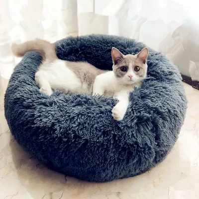 Round Pet Bed Plush Bedstead Round Pet Bed Plush Bedstead