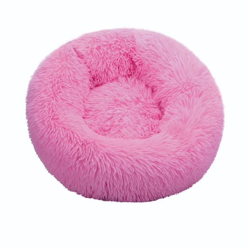 Round Pet Bed Plush Bedstead Round Pet Bed Plush Bedstead