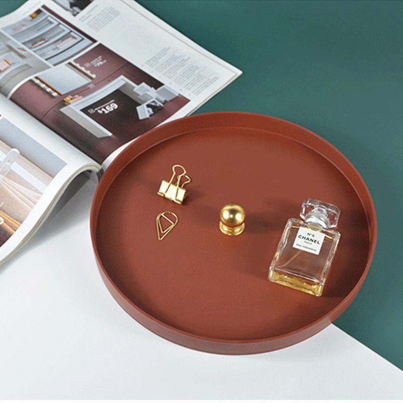 Round Plastic Tray Multi Purpose Holder