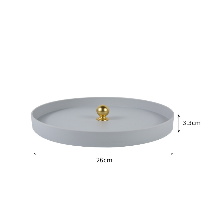 Round Plastic Tray Multi Purpose Holder