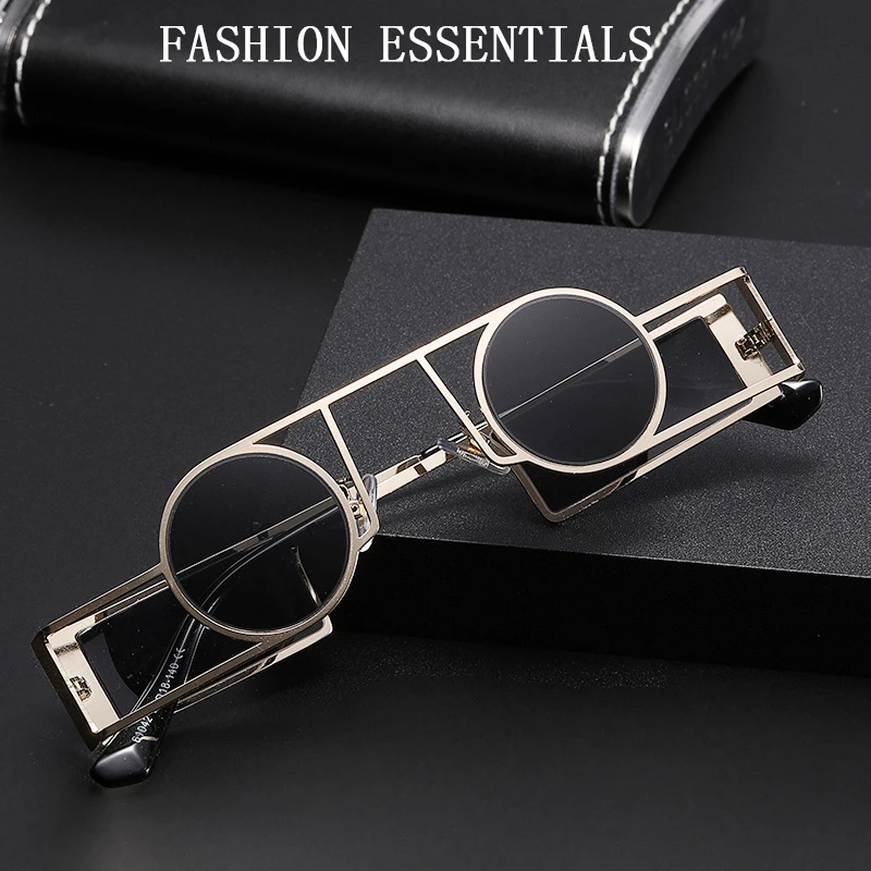 Round Punk Sunglasses For Men Fashion Glasses Steampunk Sunglasses Women Retro Shades Vasos Decorativos Gafas De Sol Round Punk Sunglasses For Men Fashion Glasses Steampunk Sunglasses Women Retro Shades Vasos Decorativos Gafas De Sol