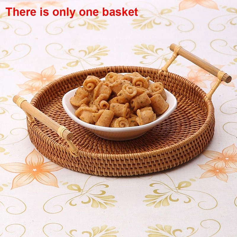 Round Rattan Tray Serving Tray Round Rattan Tray Serving Tray