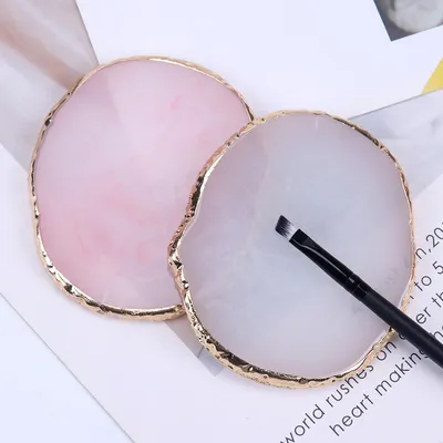 Round Resin Nail Art Palette