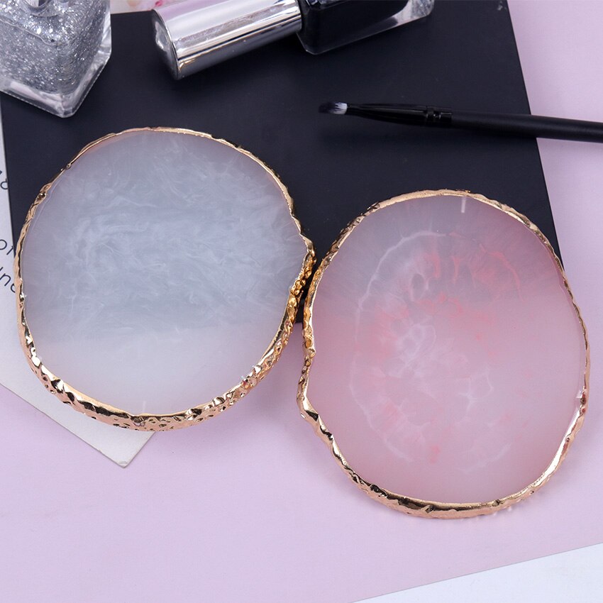 Round Resin Nail Art Palette