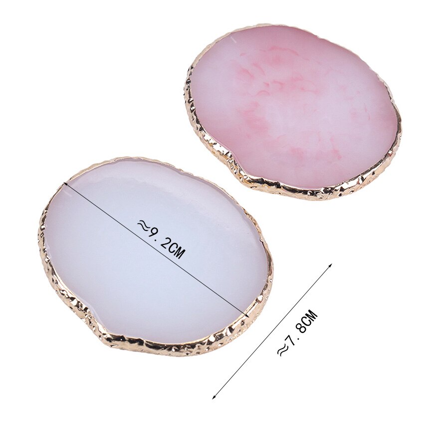 Round Resin Nail Art Palette