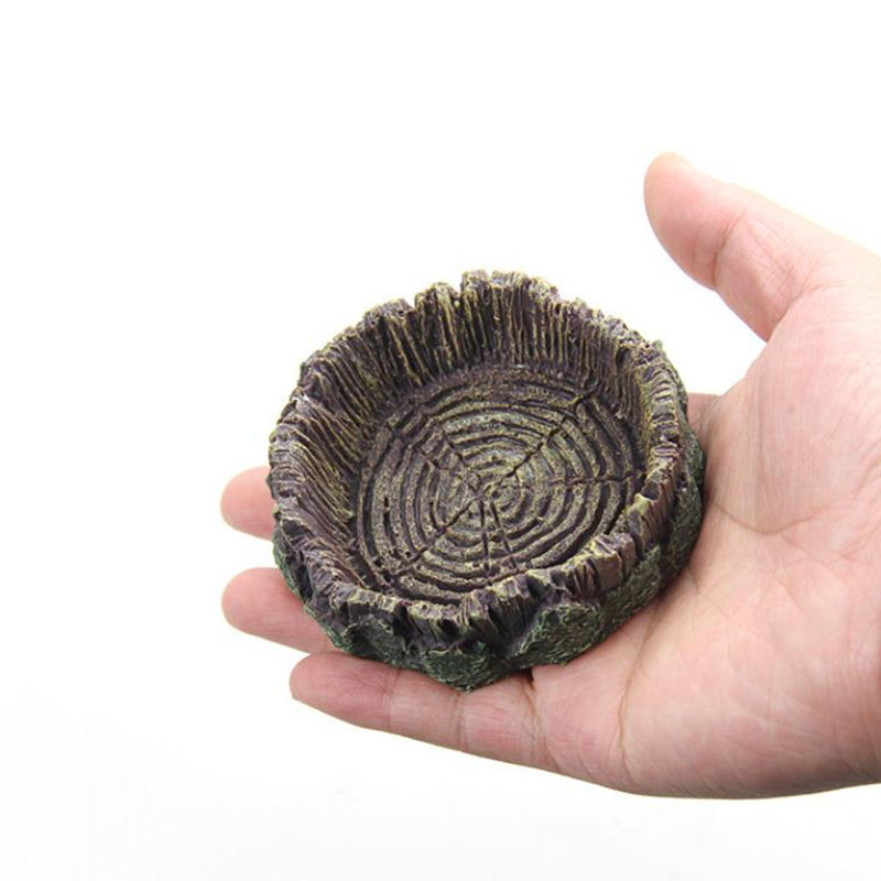 Round Resin Reptile Feeding Dish Round Resin Reptile Feeding Dish