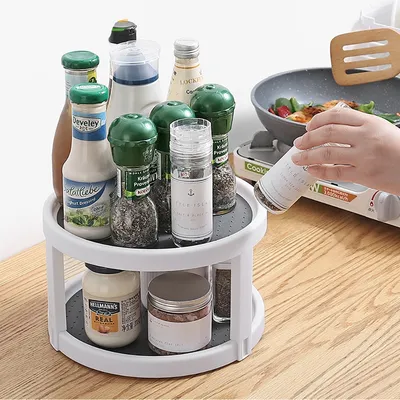 Round Rotating Condiments Tray Round Rotating Condiments Tray
