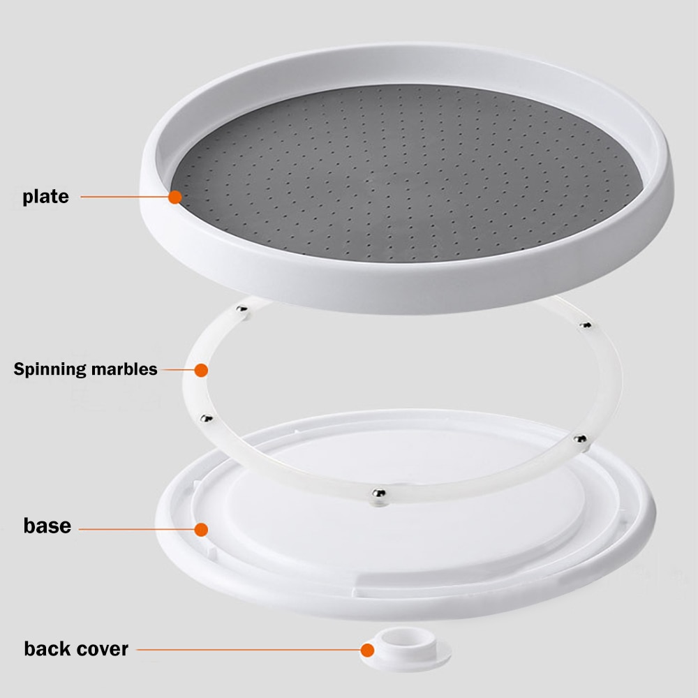 Round Rotating Condiments Tray Round Rotating Condiments Tray