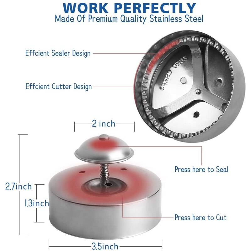Round Sandwich Crust Cutter Press Round Sandwich Crust Cutter Press