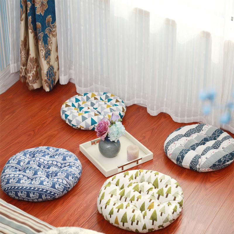 Round Seat Pad Floor and Chair Cushion
