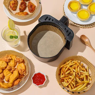 Round Silicone Air Fryer Paper Liners (50 pcs)