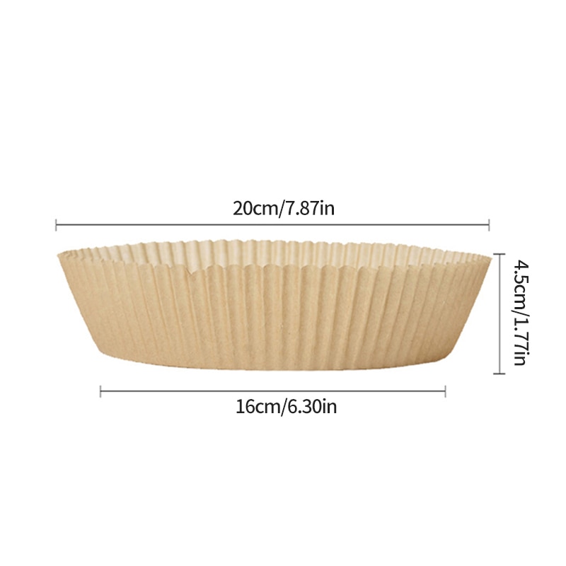 Round Silicone Air Fryer Paper Liners (50 pcs)