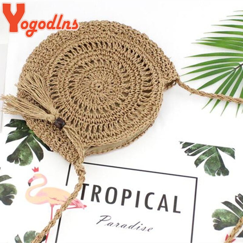 Round Straw Bag Ladies Shoulder Bag Round Straw Bag Ladies Shoulder Bag