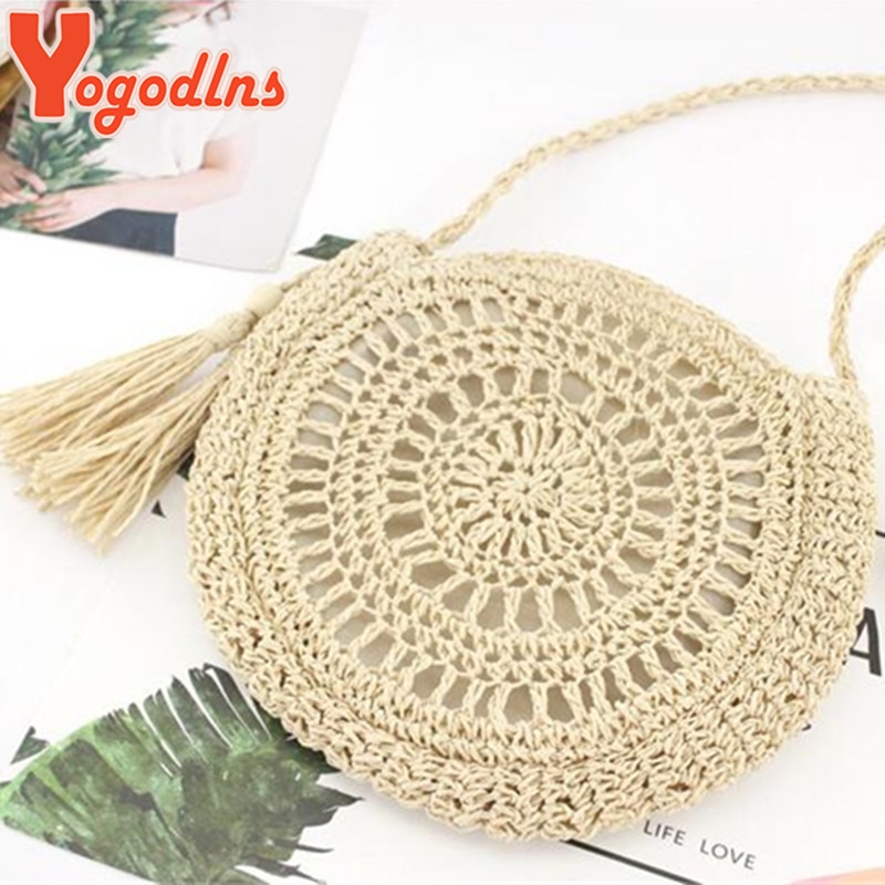 Round Straw Bag Ladies Shoulder Bag Round Straw Bag Ladies Shoulder Bag