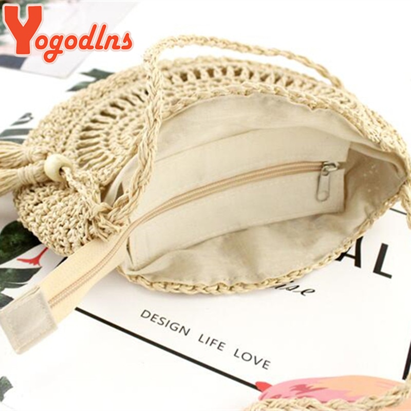 Round Straw Bag Ladies Shoulder Bag Round Straw Bag Ladies Shoulder Bag