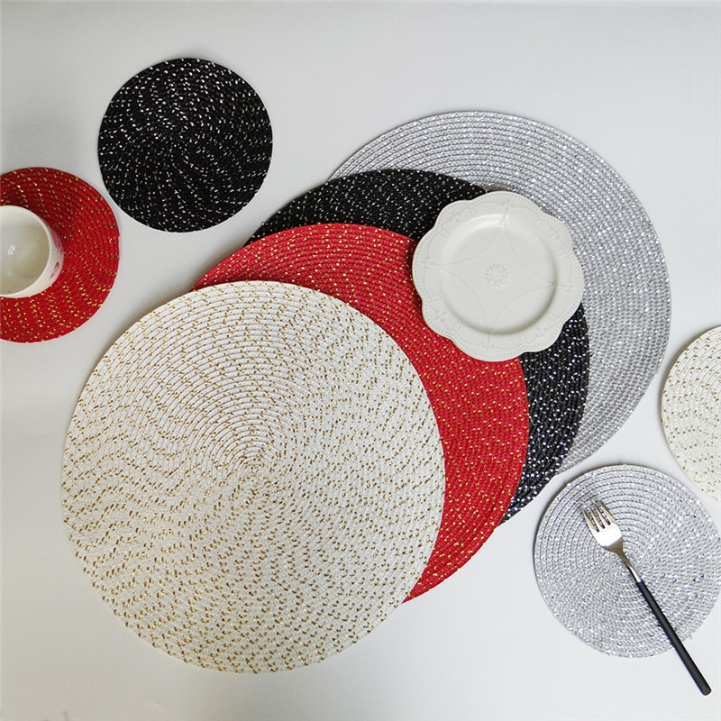 Round Table Mat PP Dining Table Mat Round Table Mat PP Dining Table Mat