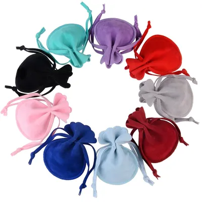 Round Velvet Drawstring Bags (20pcs) Round Velvet Drawstring Bags (20pcs)