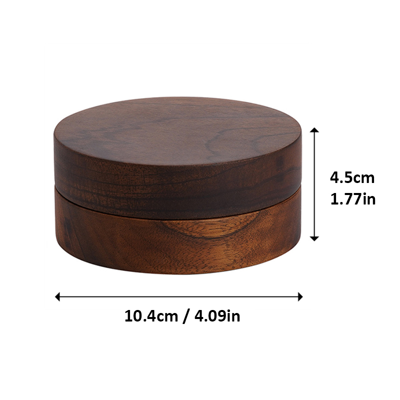 Round Wooden Ash Tray