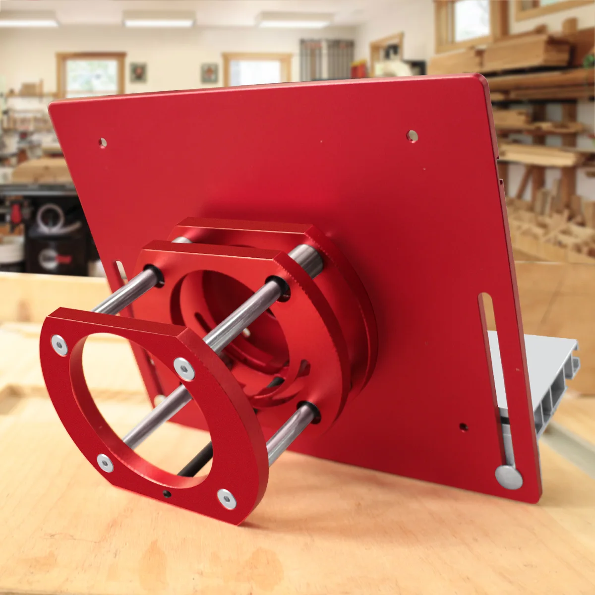 Router Table Insert Plate Set, Router Lifts for Router Table Insert Plate for Woodworking Slotting Trimming Chamfering