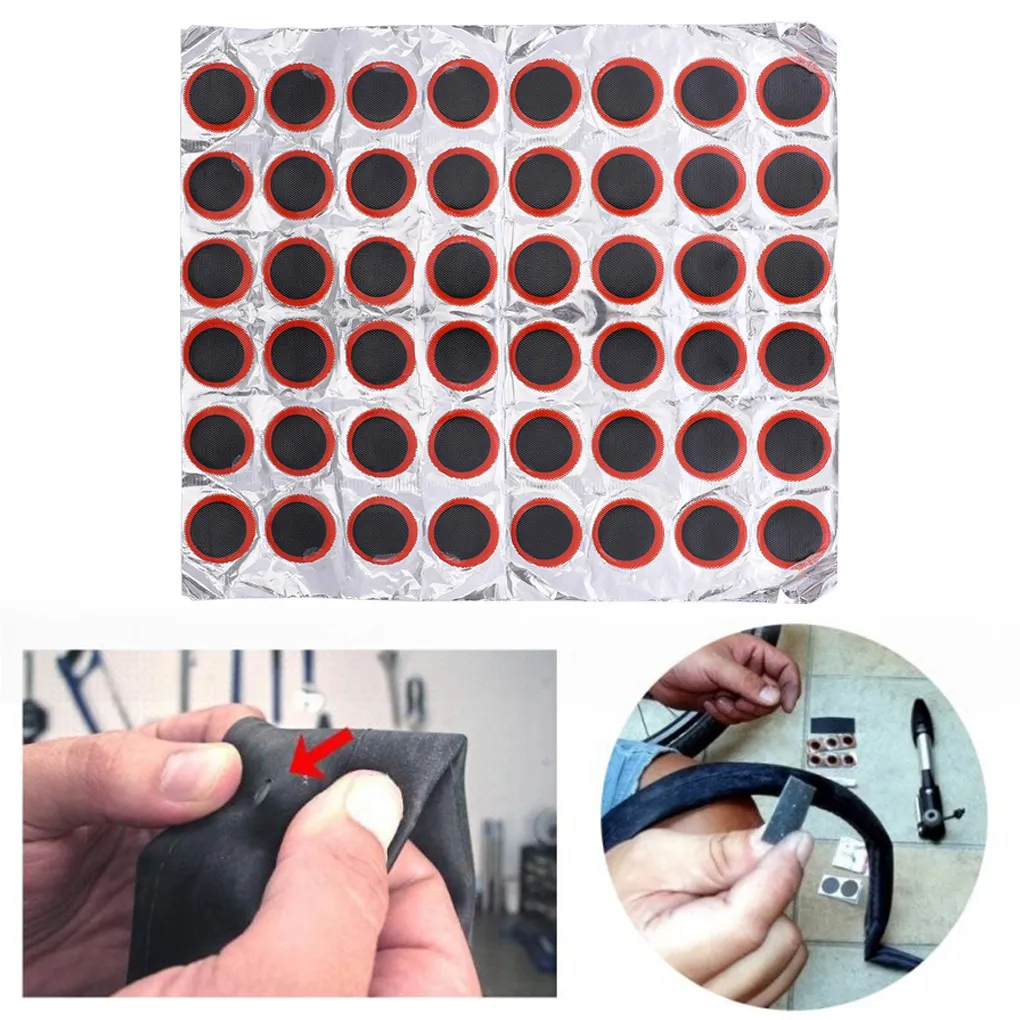 Rubber Bicycle Tire Patches (48 pcs) Rubber Bicycle Tire Patches (48 pcs)