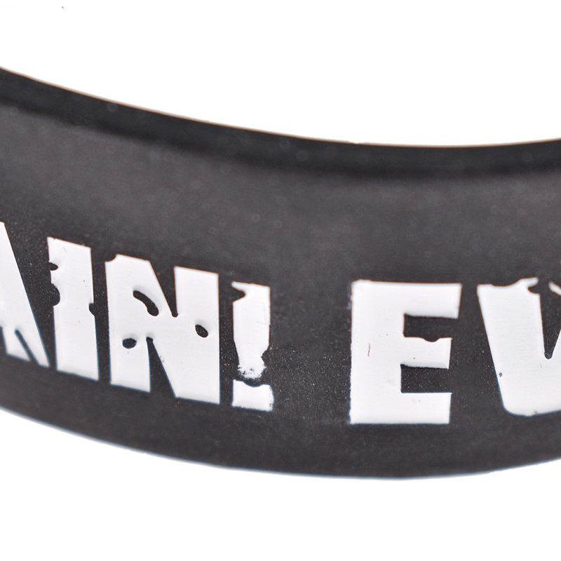 Rubber Bracelet 'No Pain No Gain' Motivational Print Rubber Bracelet 'No Pain No Gain' Motivational Print