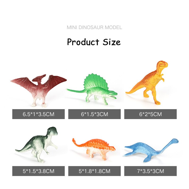 Rubber Dinosaurs 10-Piece Set Rubber Dinosaurs 10-Piece Set