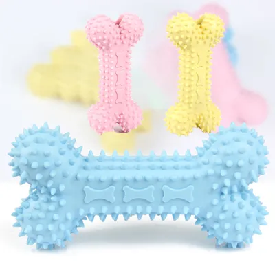 Rubber Dog Bone Dental Chew Toy Rubber Dog Bone Dental Chew Toy