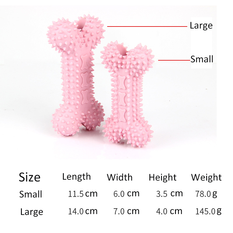 Rubber Dog Bone Dental Chew Toy Rubber Dog Bone Dental Chew Toy