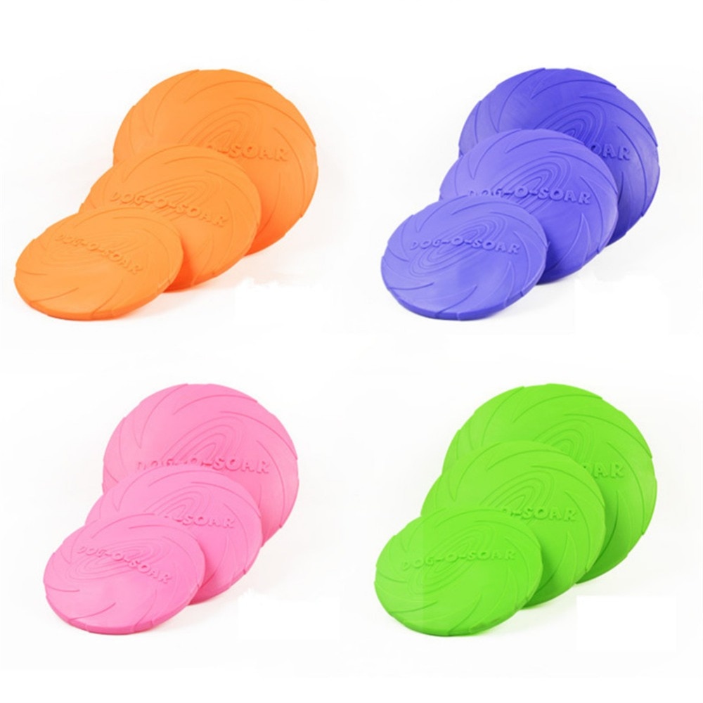 Rubber Dog Frisbee Pet Training Toy Rubber Dog Frisbee Pet Training Toy