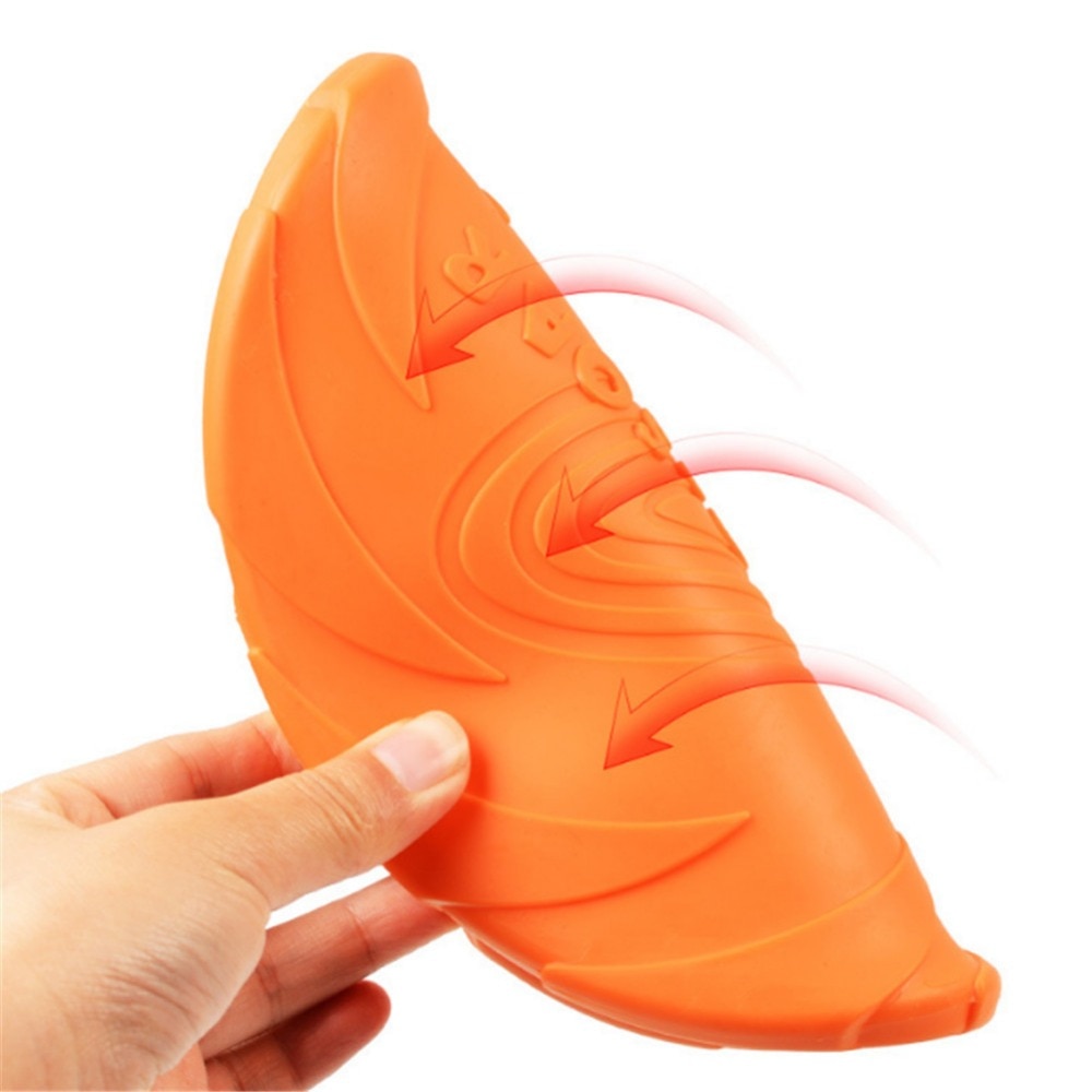 Rubber Dog Frisbee Pet Training Toy Rubber Dog Frisbee Pet Training Toy
