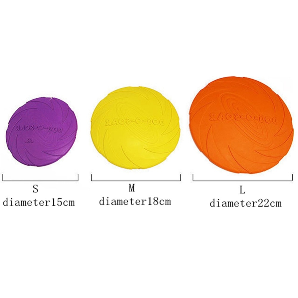 Rubber Dog Frisbee Pet Training Toy Rubber Dog Frisbee Pet Training Toy