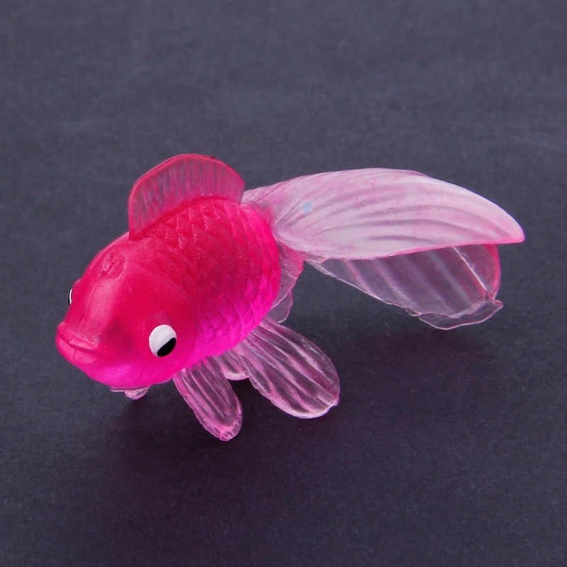 Rubber Fake Goldfish Toys (20pcs) Rubber Fake Goldfish Toys (20pcs)