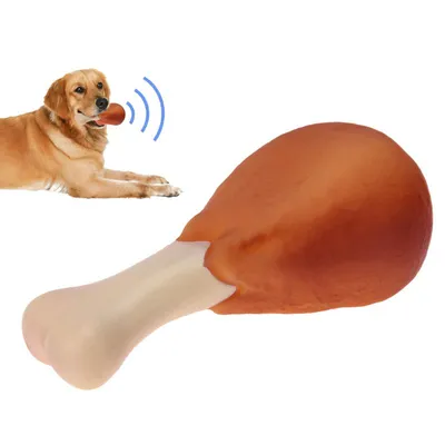Rubber Squeaky Chicken Leg Dog Toy Rubber Squeaky Chicken Leg Dog Toy