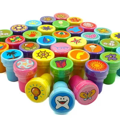 Rubber Stamps Kids Party Flavors (36 pieces) Rubber Stamps Kids Party Flavors (36 pieces)