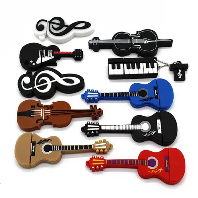 Rubber USB Sticks Musical Instruments Rubber USB Sticks Musical Instruments