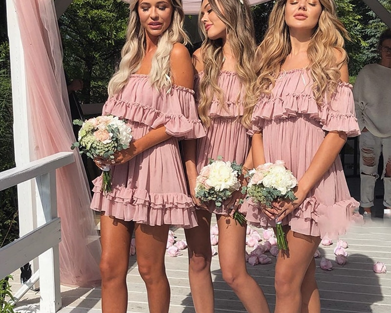 Ruffle Dress Off Shoulder Clothing Ruffle Dress Off Shoulder Clothing