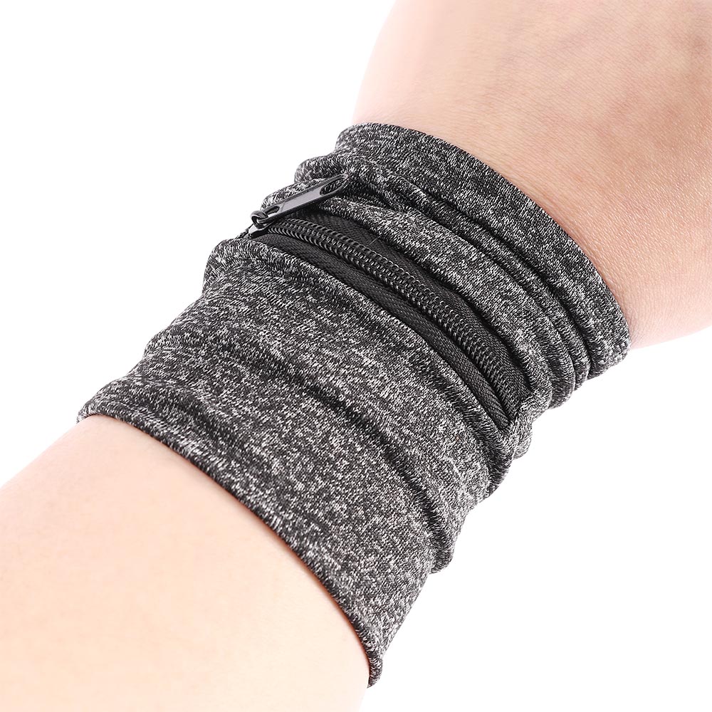 Running Wrist Wallet Zipper Sweatband Running Wrist Wallet Zipper Sweatband