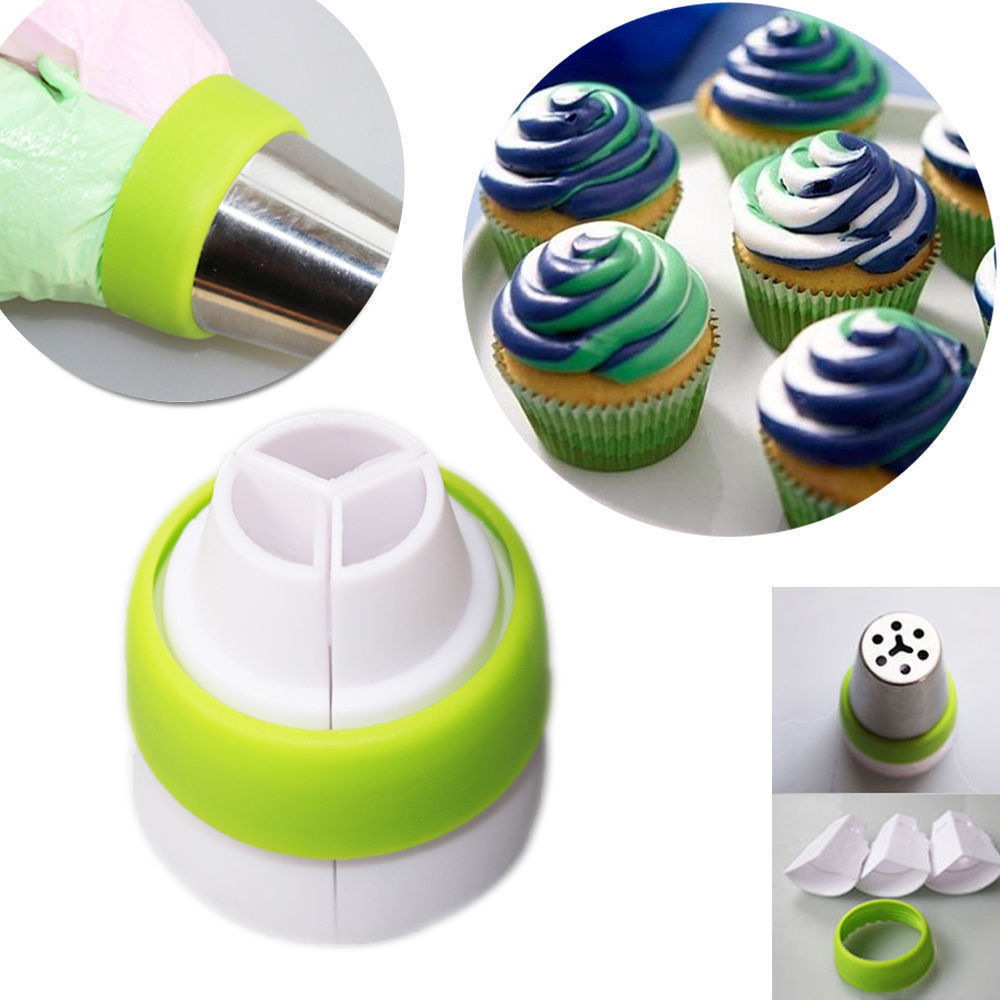 Russian Piping Nozzle 3 Color Icing Tip Russian Piping Nozzle 3 Color Icing Tip