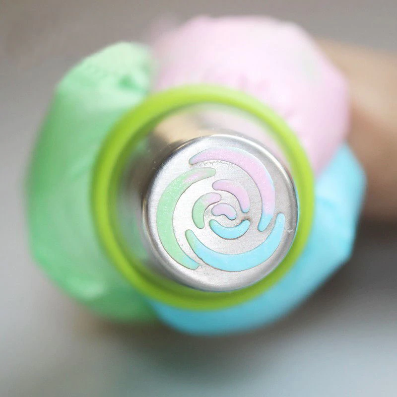 Russian Piping Tips Tri-Colored Nozzle Russian Piping Tips Tri-Colored Nozzle