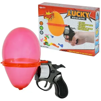 Russian Roulette Balloon Novelty Funny Turntable Balloon Set Spoof Water Party Interactive Tabletop Games Tricky