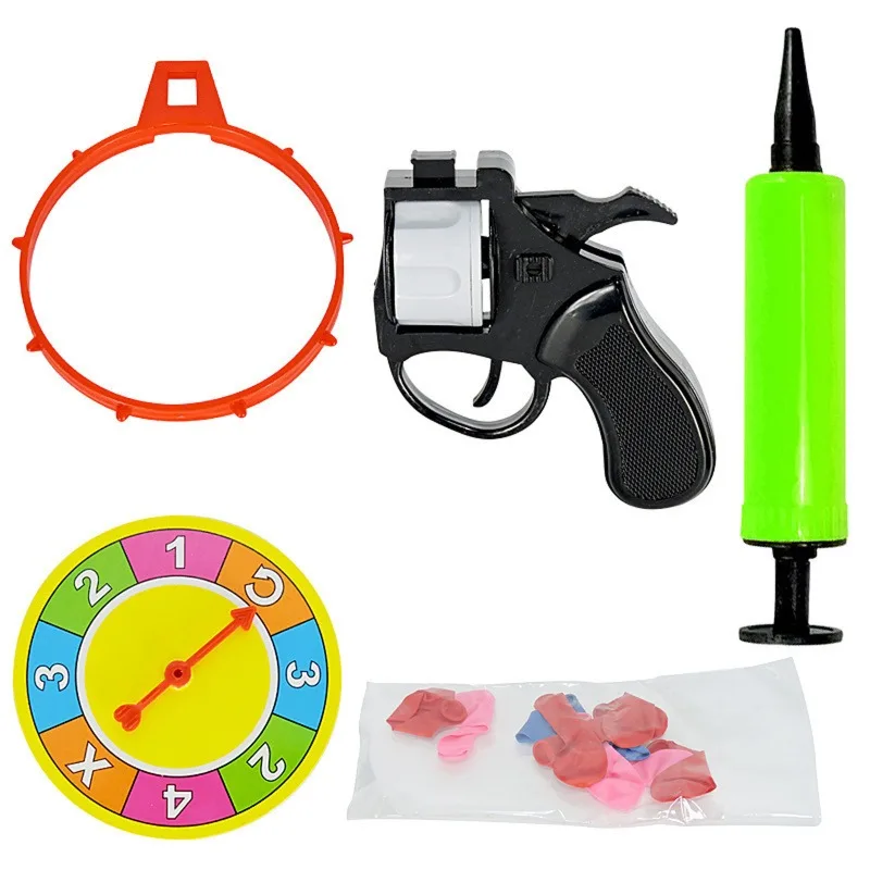 Russian Roulette Balloon Novelty Funny Turntable Balloon Set Spoof Water Party Interactive Tabletop Games Tricky