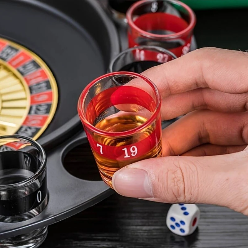 Russian Roulette Shooting Glass Drinking Adult Party Game Wine Cup Roulette Drinking Game Set (2 Balls and 16 Glasses) Russian Roulette Shooting Glass Drinking Adult Party Game Wine Cup Roulette Drinking Game Set (2 Balls and 16 Glasses)