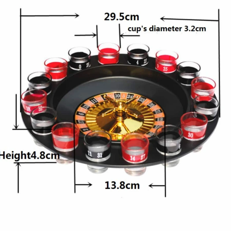 Russian Roulette Shooting Glass Drinking Adult Party Game Wine Cup Roulette Drinking Game Set (2 Balls and 16 Glasses) Russian Roulette Shooting Glass Drinking Adult Party Game Wine Cup Roulette Drinking Game Set (2 Balls and 16 Glasses)